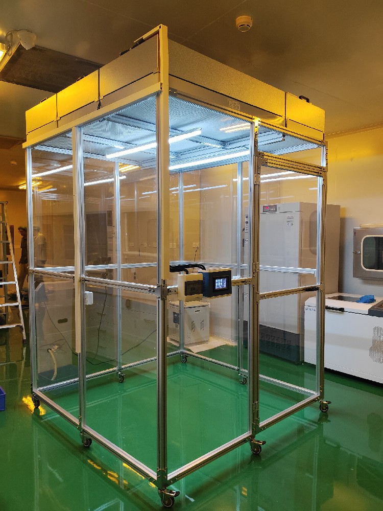 山東煙臺潔凈棚完美竣工